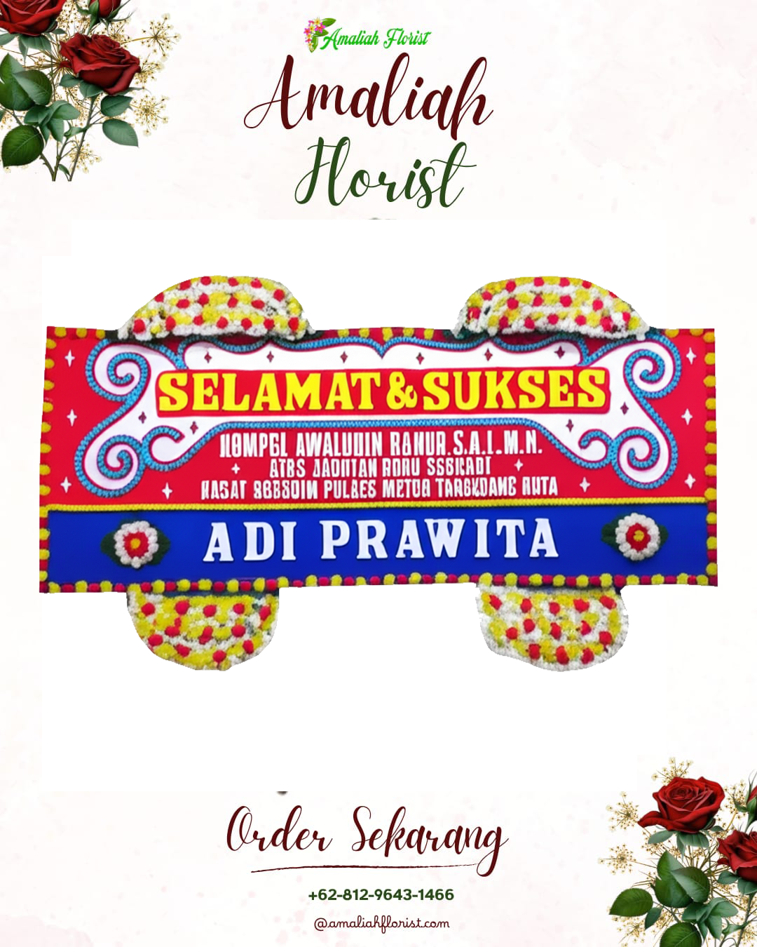 Papan Bunga Ucapan Selamat Pulo Ampel